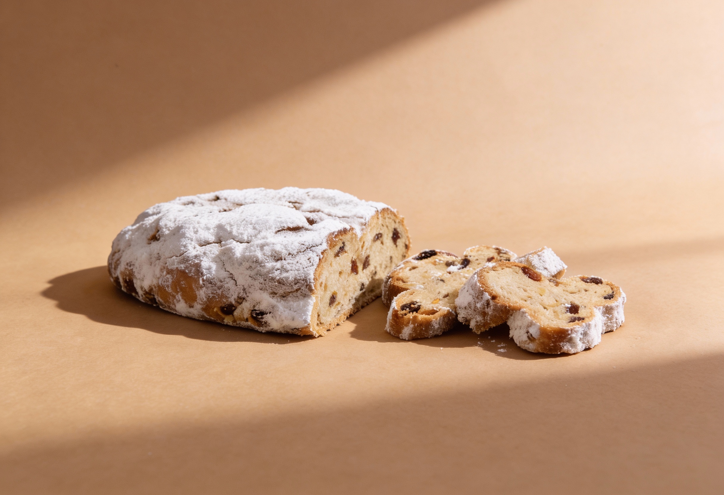Glutenfreier Butterstollen / Christstollen, laktosefrei nach Wahl – Rezept aus dem Maisterei Magazin (KI-bearbeitet)