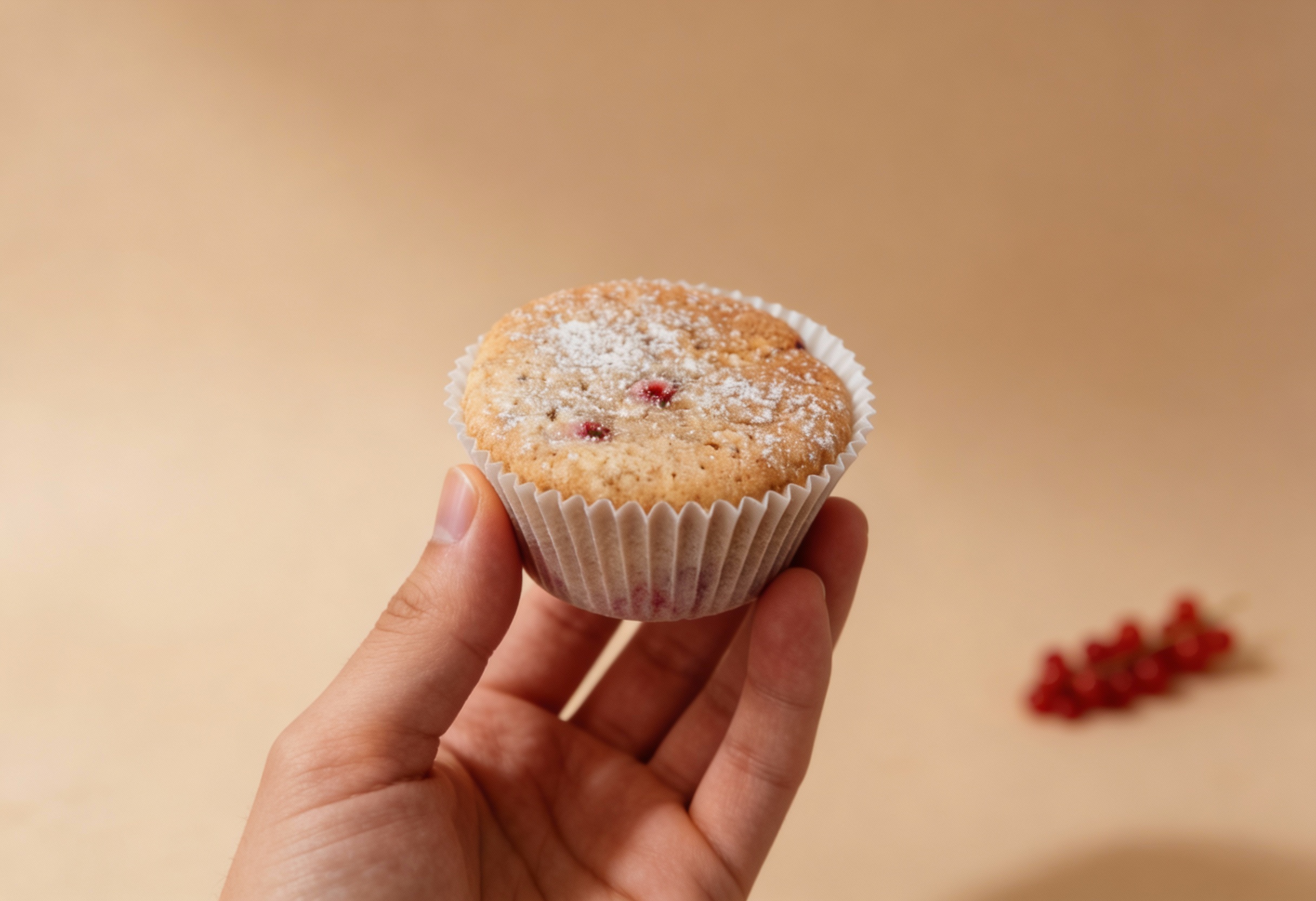 Glutenfreie Johannisbeer-Muffins, laktosefrei nach Wahl, hefefrei – Rezept aus dem Maisterei Magazin (KI-bearbeitet)