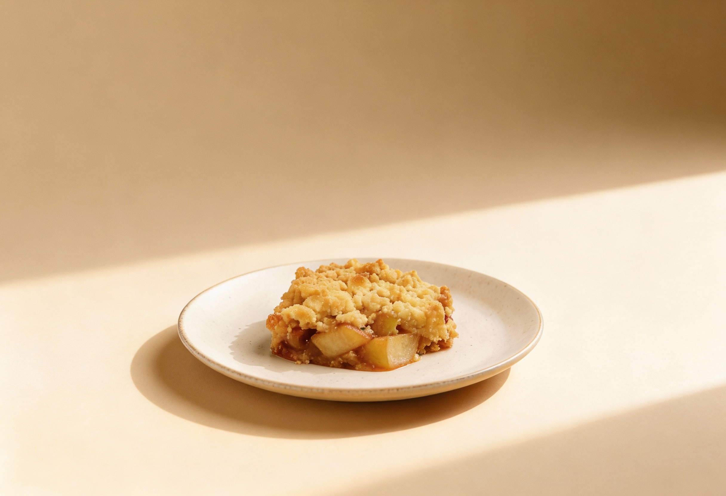 Glutenfreier Apfelcrumble, laktosefrei nach Wahl, eifrei – Rezept aus dem Maisterei Magazin (KI-bearbeitet)