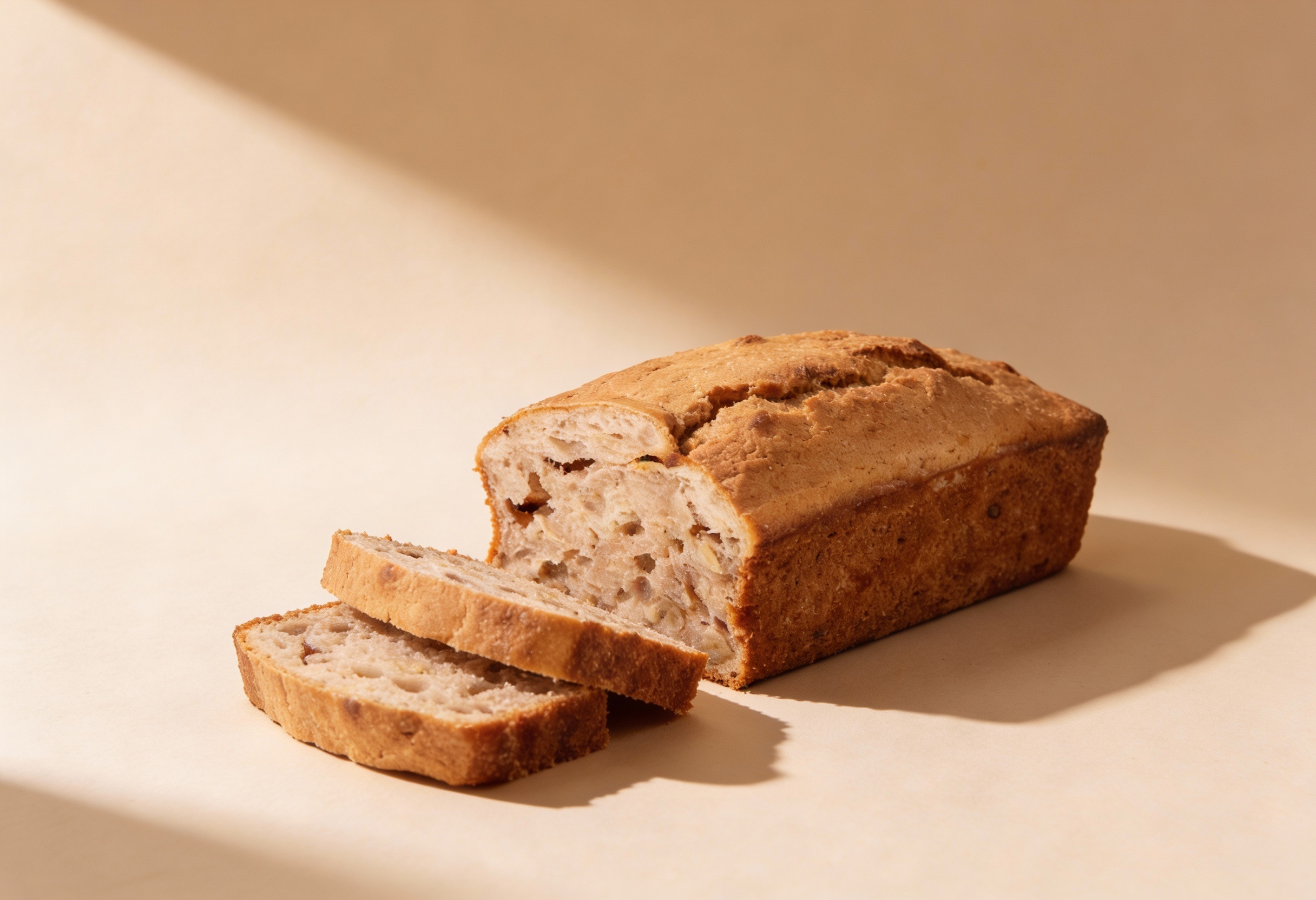Glutenfreies veganes Bananenbrot ohne Zucker, laktosefrei, milchfrei – Rezept aus dem Maisterei Magazin (KI-bearbeitet)