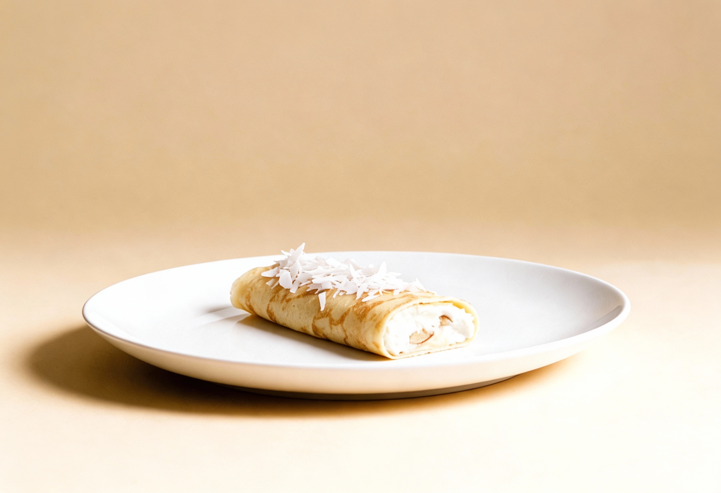Glutenfreie Rafaello-Crêpes ohne Zuckerzusatz, laktosefrei nach Wahl, alternativ gesüßt – Rezept aus dem Maisterei Magazin (KI-bearbeitet)